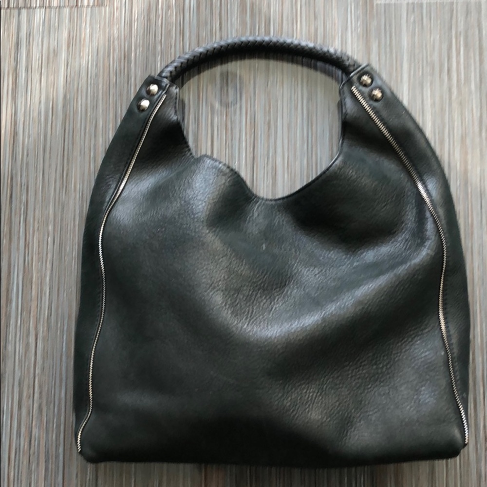 Black Leather Handbag